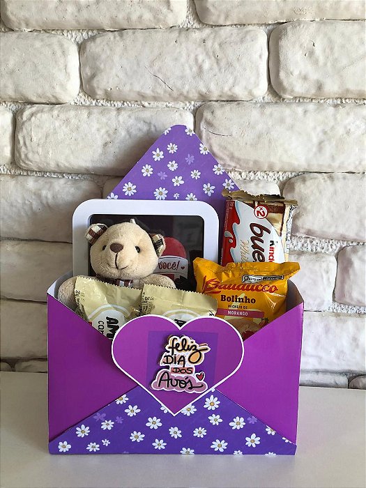 Cesta Envelope Doçura Lilás