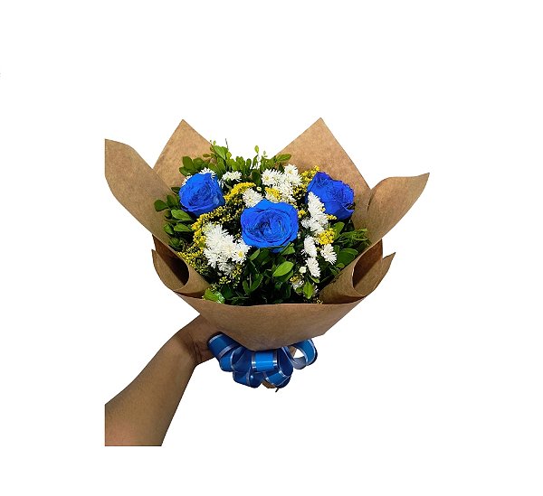 Buquê de Rosas Azuis – Trio Pop Francês