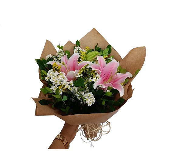 Buquê de Lírios - Modelo Poema das Flores