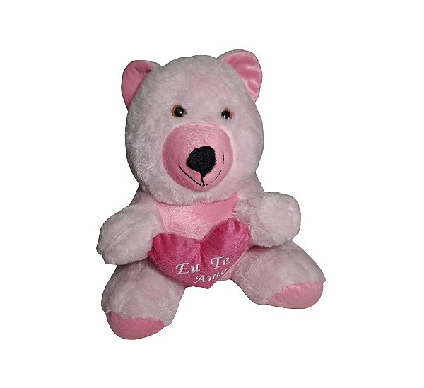 Ursão Eu Te Amo - Cor Rosa