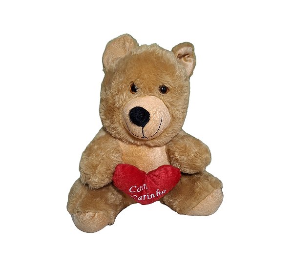 Ursão Eu Te Amo - Cor Caramelo