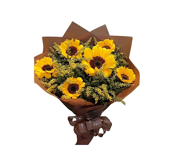 Buquê de Girassóis - Modelo Soleil