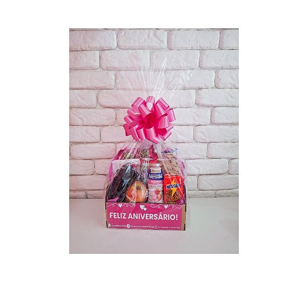 Cesta De Café Da Manhã Tradicional - Modelo Pop 1 (Feminina)