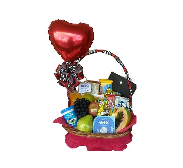 Cesta de Café da Manhã - Modelo Master Romântica