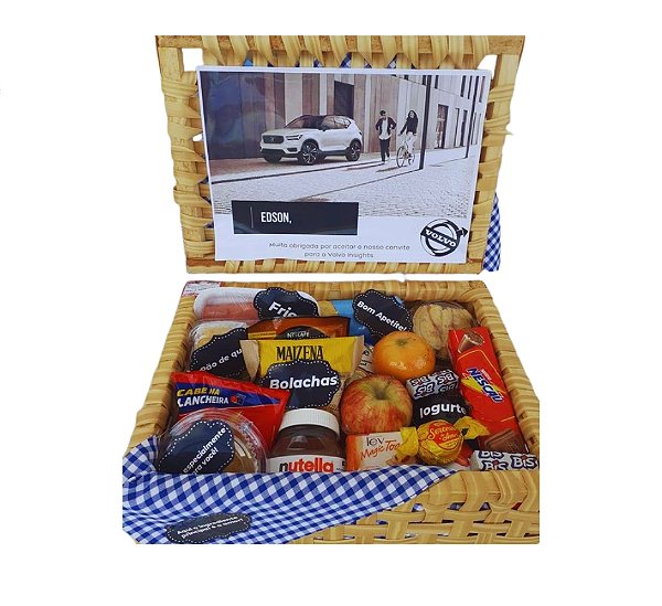 Cesta Baú de Café da Manhã - Modelo Master