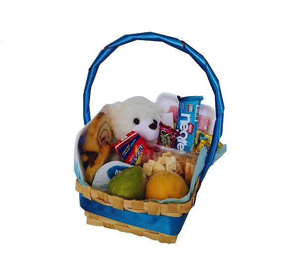 Cestas de Café da Manhã Com Urso de Pelúcia - Modelo  Pop 1 (Premium)
