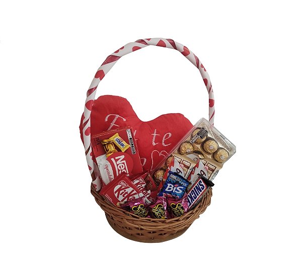 Cesta de Chocolate - Modelo Diana Com Amor