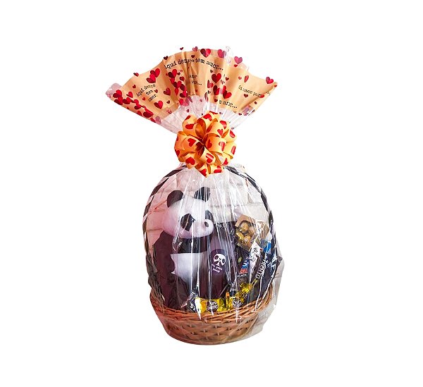 Cesta de Chocolate - Modelo Meu Pandinha Favorito!