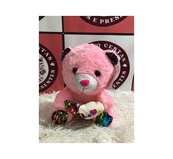 Urso de Pelúcia rosa
