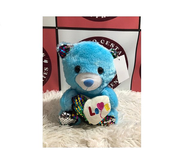 Urso de Pelúcia Azul