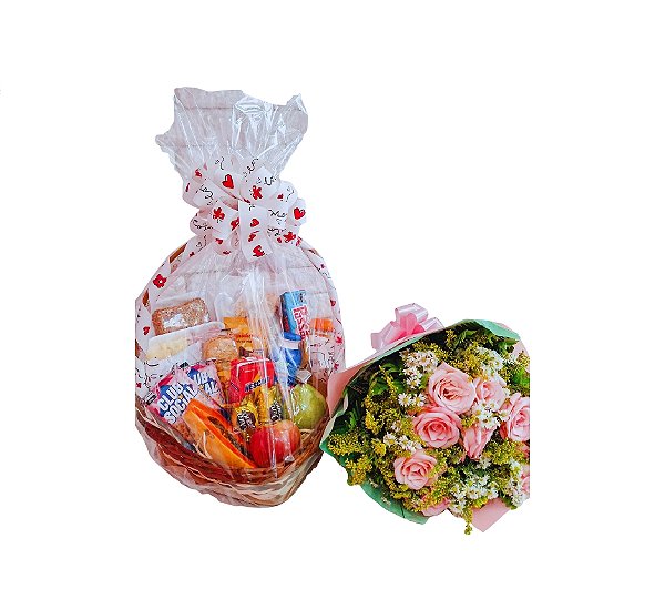 Combo Doce Aurora Café da Manhã & Rosas