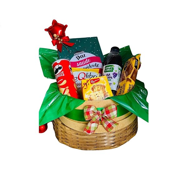 Cesta de Natal Modelo Delícias Natalinas