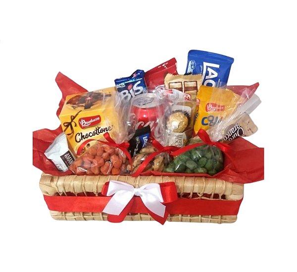 Cesta de Natal Modelo Encanto Artesanal