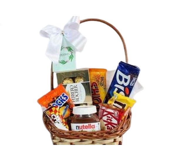 Cesta de Natal - Modelo Chocolate Encantado