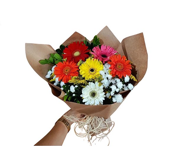 Buquê de Gérberas Modelo Master Francês