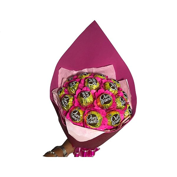 Buquê de Bombons Rosa