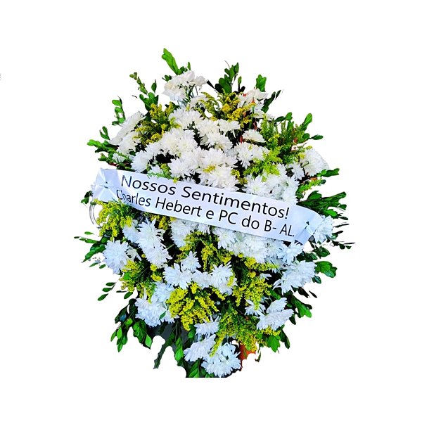 Coroa de Flores – Paz Eterna 🤍🕊️