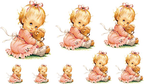 Decalque para Porcelana - Fofinhos July