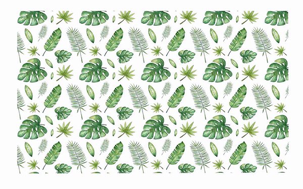 Decalque para Porcelana - Safari Folhas