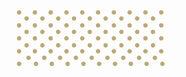 Decalque para Porcelana - Bolinhas Ouro Média