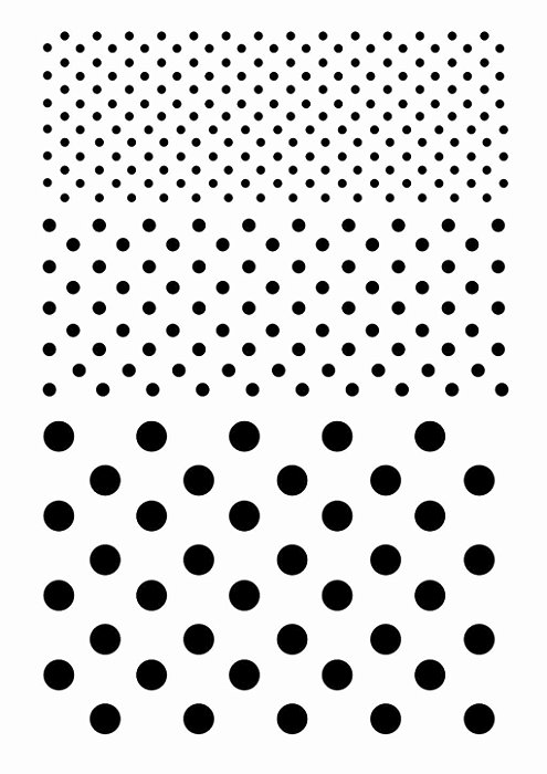 Decalque para Porcelana - Bolinhas Preto 93E1000