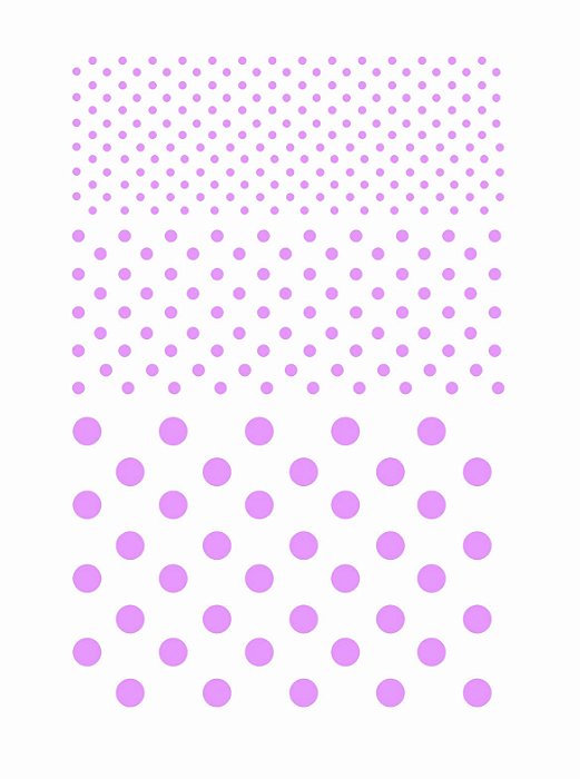Decalque para Porcelana - Bolinhas Rosa 93A1004