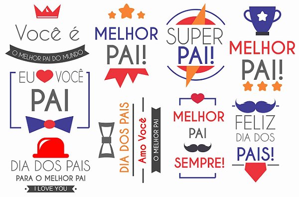 Decalque para Porcelana - Pai Caneca Etiquetas