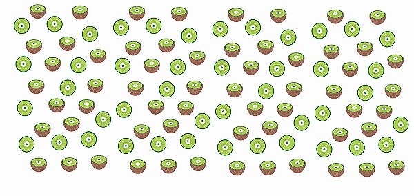 Decalque para Porcelana - Frutinhas Kiwi