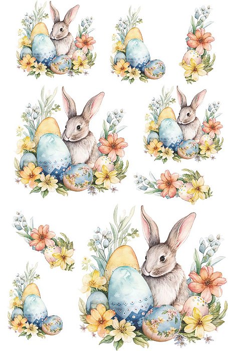 Decalque para Porcelana - Bunny modelo 2