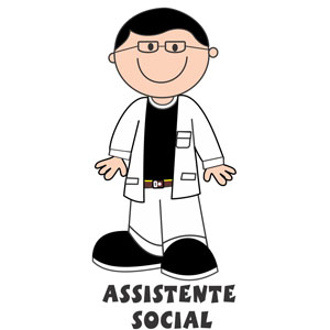 Decalque para Porcelana - Assistente Social (o)