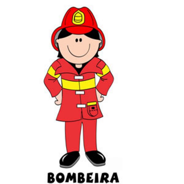 Decalque para Porcelana - Bombeira