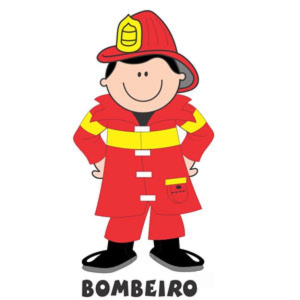 Decalque para Porcelana - Bombeiro