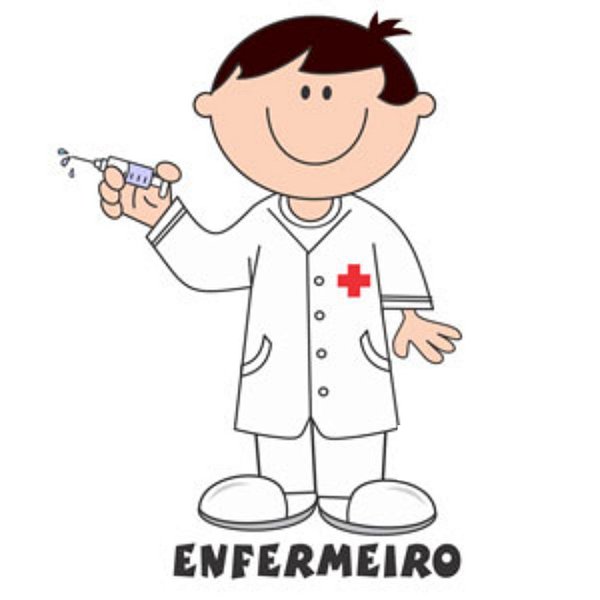 Decalque para Porcelana - Enfermeiro
