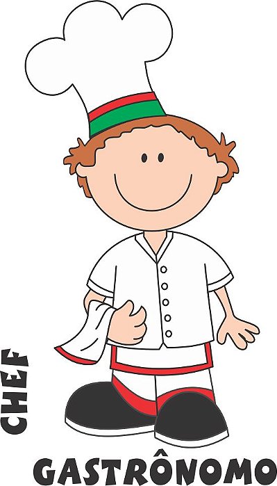 Decalque para Porcelana - Gastrônomo