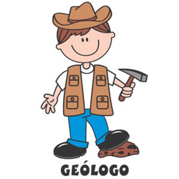 Decalque para Porcelana - Geólogo