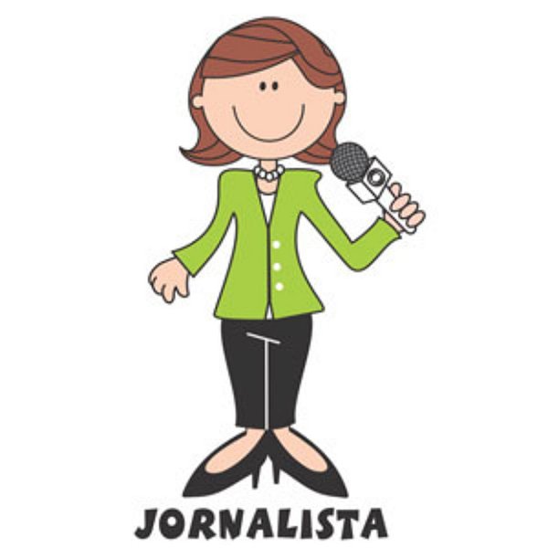 Decalque para Porcelana - Jornalista(a)