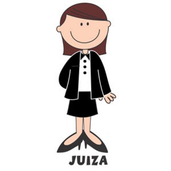 Decalque para Porcelana - Juíza