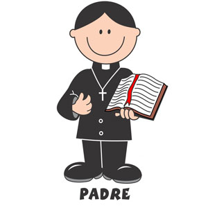 Decalque para Porcelana - Padre