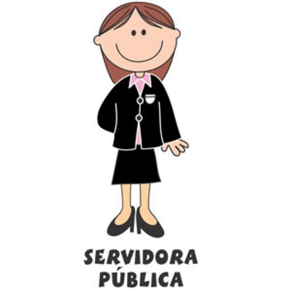 Decalque para Porcelana - Servidora Pública