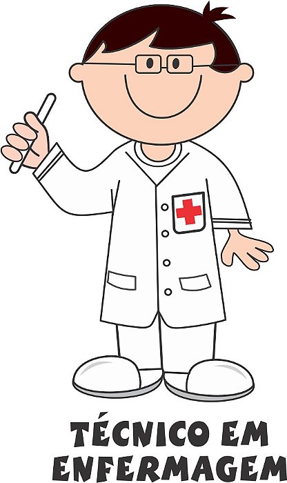 Decalque para Porcelana - Técnico de Enfermagem