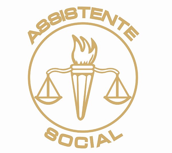 Decalque para Porcelana - Assistente Social