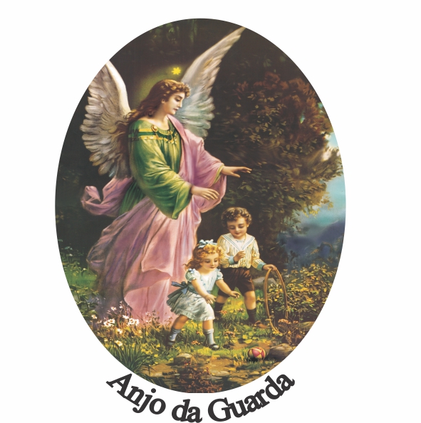 Decalque para Porcelana - Anjo da Guarda