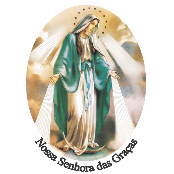 Decalque para Porcelana - Nossa Senhora das Graças