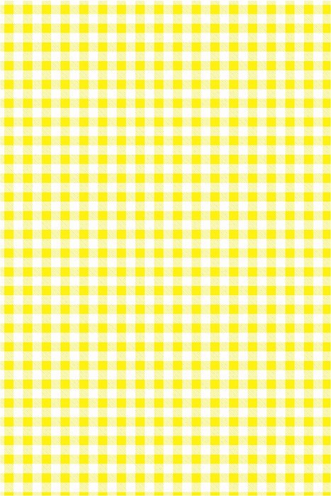Decalque para Porcelana - Tapete Xadrez Amarelo Cádmio