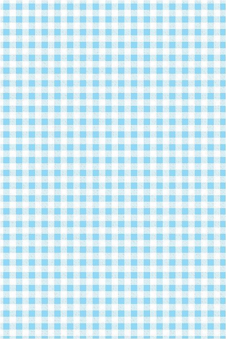 Decalque para Porcelana - Tapete Xadrez Azul Céu