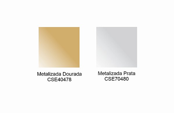 Tintas para Porcelana - Metalizadas