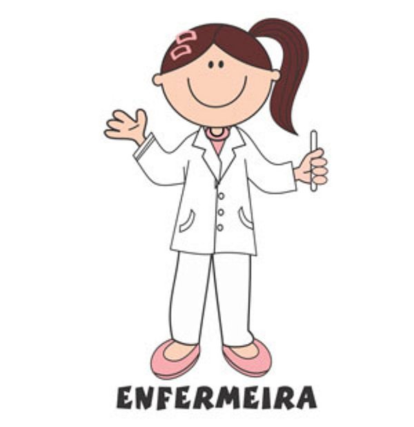Decalque para Porcelana - Enfermeira