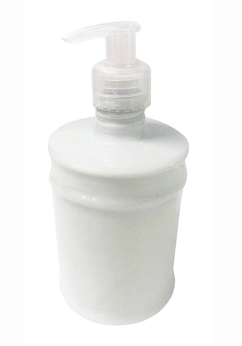 Saboneteira Líquida Porcelana - Válvula Branca