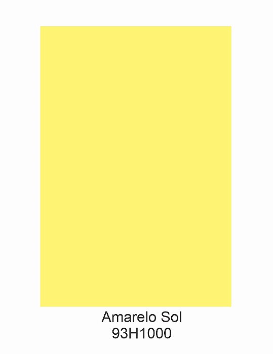 Decalque para Porcelana - Folha Colorida Amarelo Sol 93H1001