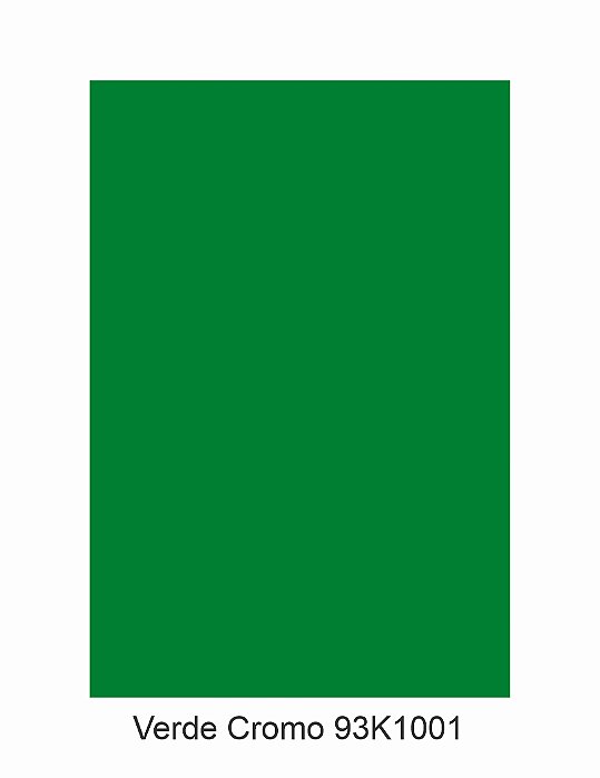 Decalque para Porcelana - Folha Colorida Verde Cromo 93K1001